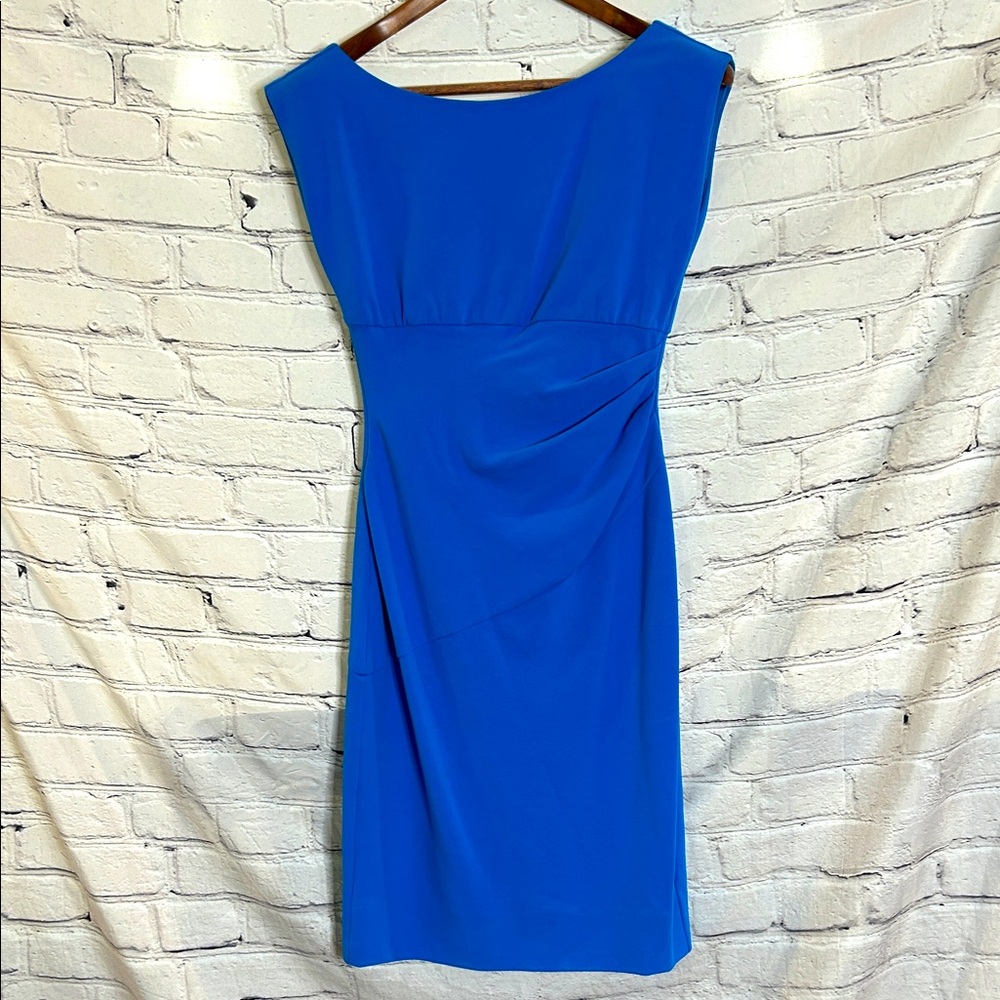 Diane Von Furstenberg Sailor Blue Jori Sleeveless Dress Size 4